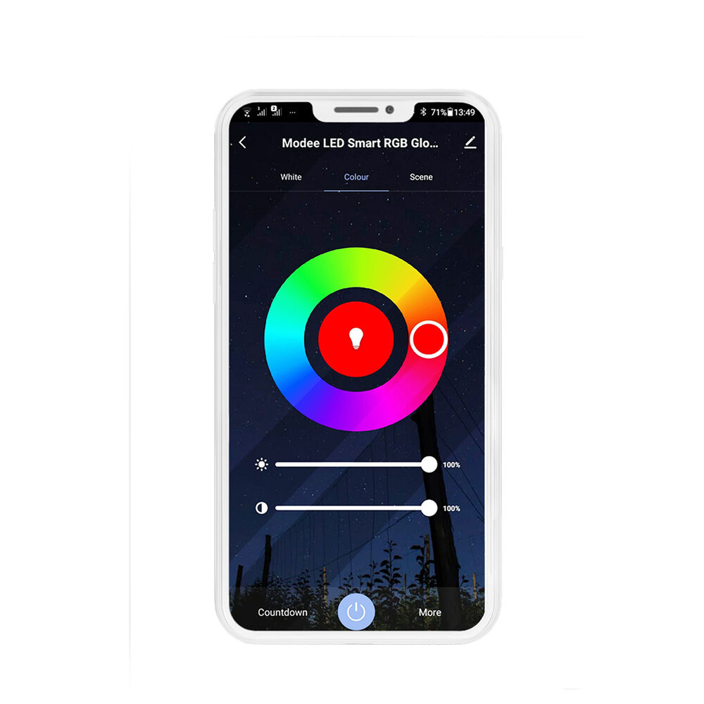 Smart LED Žárovka RGB+CCT E27 A60 9,4W pro Tuya a Smart Life s vysokou účinností